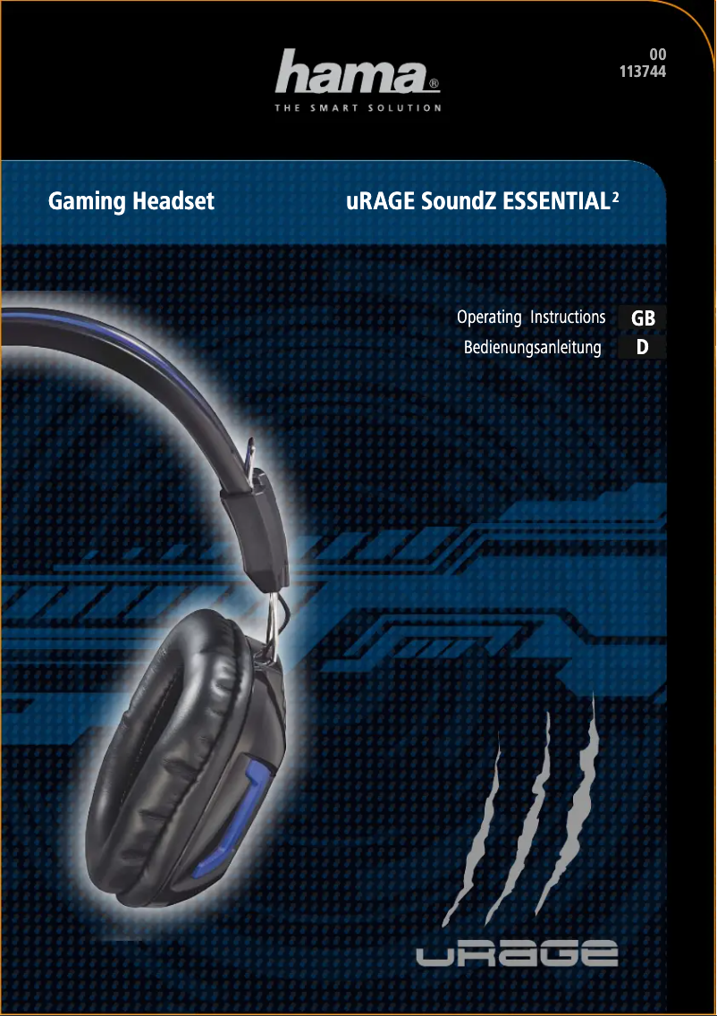 Página nº 1 - Manual de usuario Hama uRage SoundZ