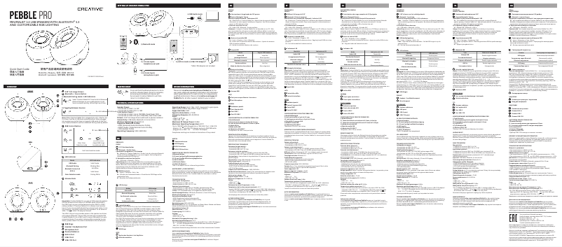 Imagen de la primera página del manual del dispositivo Pebble Pro
