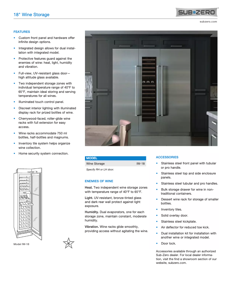Imagen de la primera página del manual del dispositivo IW-18