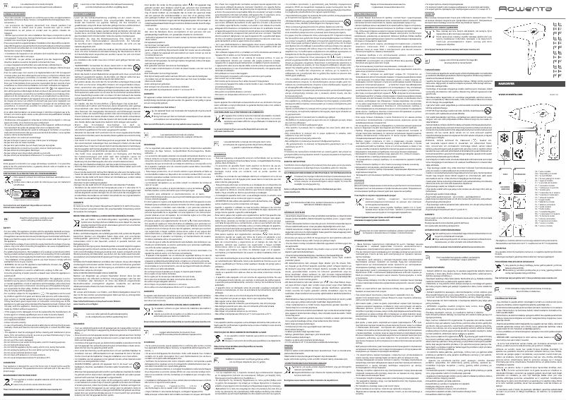 Página 1 del manual Manual de usuario Rowenta Volumizer CV6130