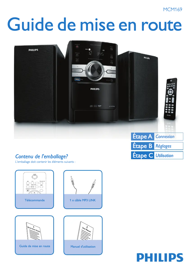 Imagen de la primera página del manual del dispositivo MCM169