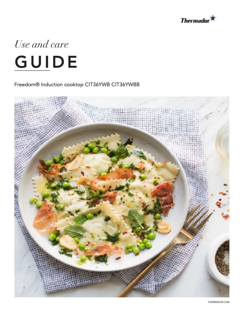 Página 1 del manual Manual de uso y mantenimiento Thermador CIT36YWB
