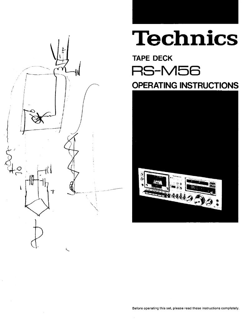 Imagen de la primera página del manual del dispositivo RS-M56