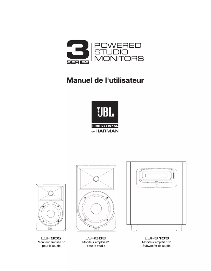 Página 1 del manual Manual de usuario JBL LSR305