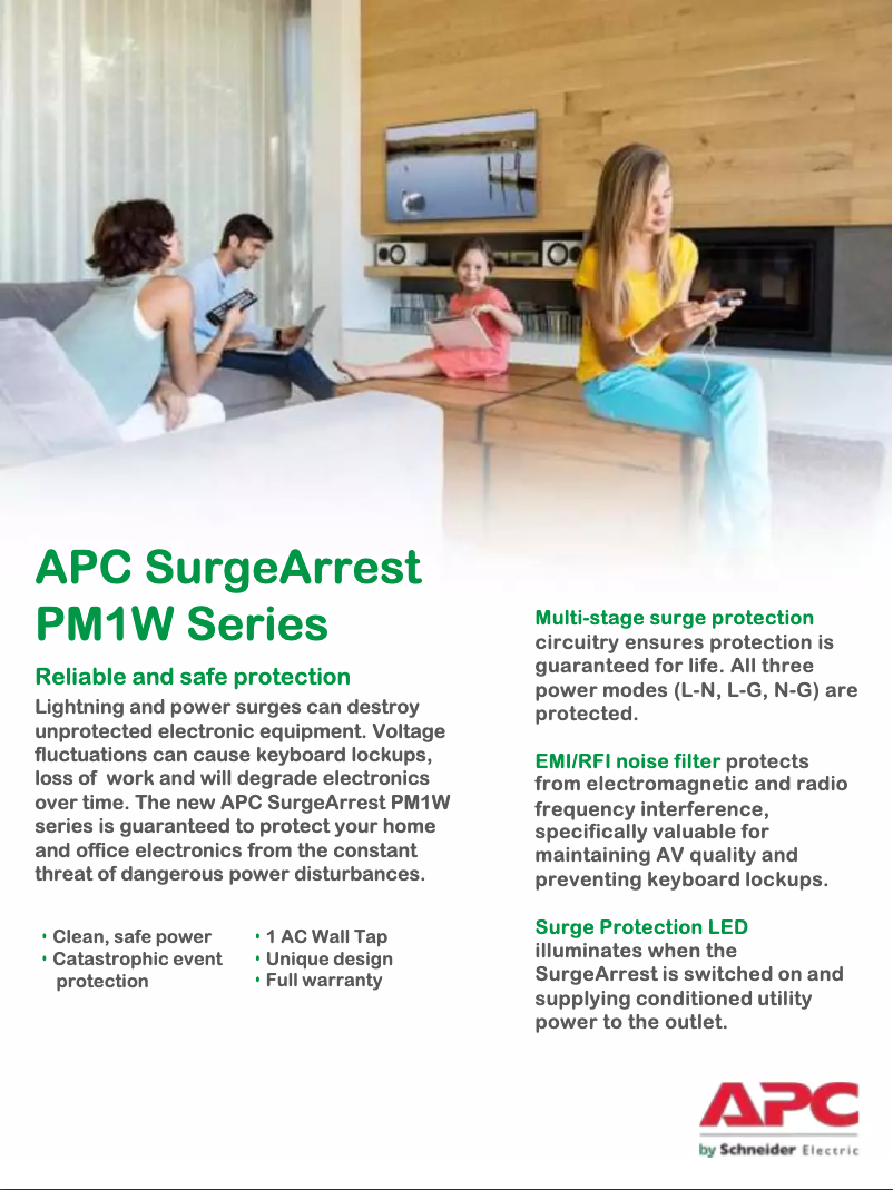 Página 1 del manual Manual de usuario APC PM1W-FR