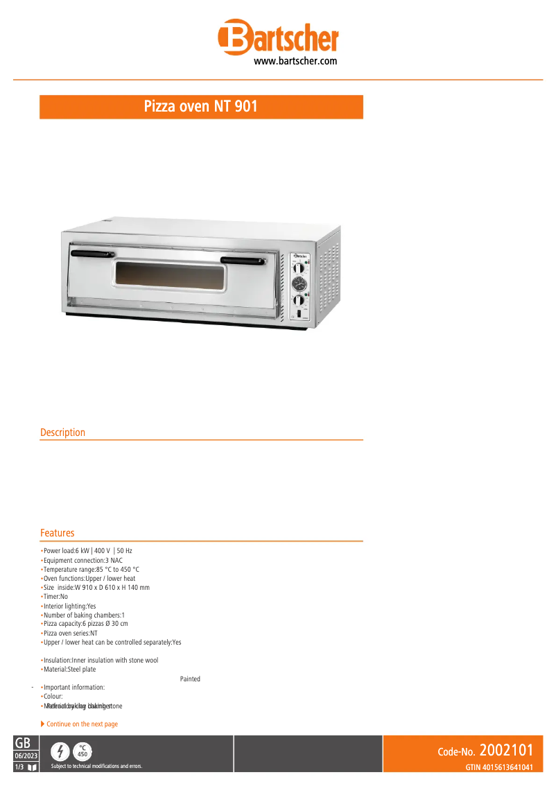 Imagen de la primera página del manual del dispositivo NT 901