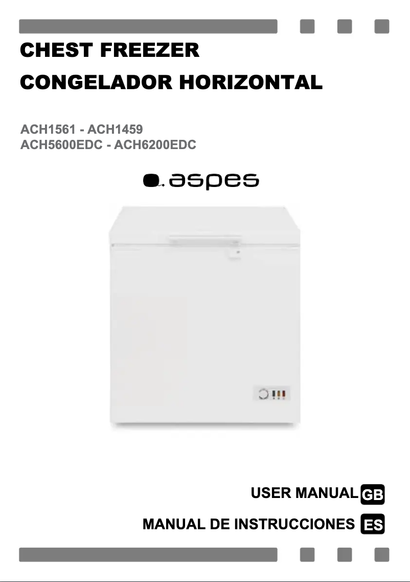 Imagen de la primera página del manual del dispositivo ACH5600EDC