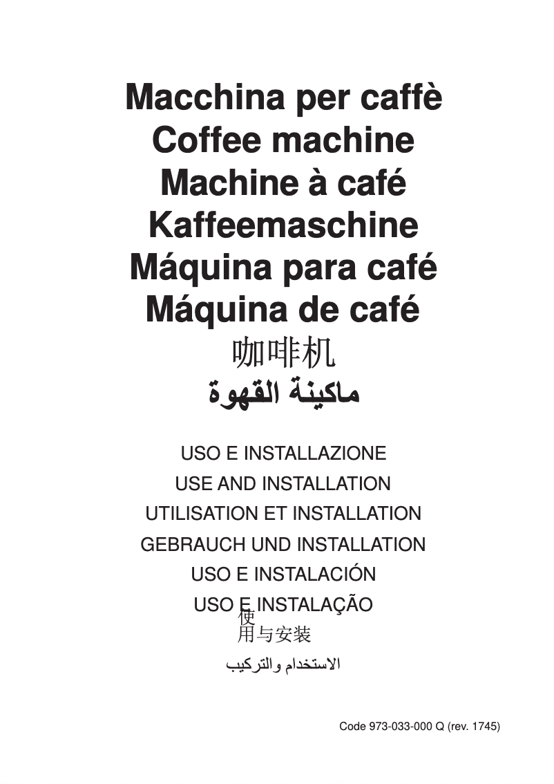 Imagen de la primera página del manual del dispositivo Quincici