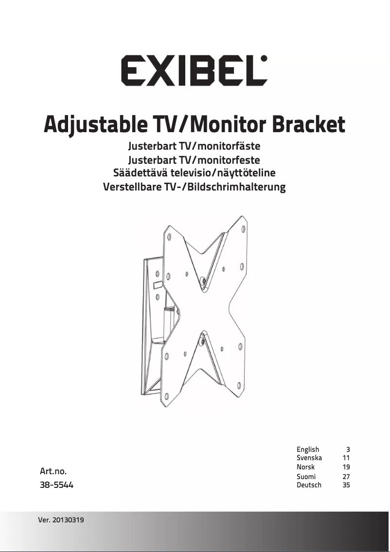 Imagen de la primera página del manual del dispositivo 38-5544