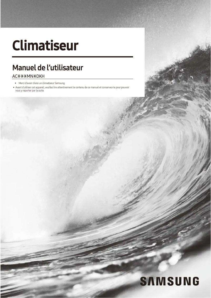 Página 1 del manual Manual de usuario Samsung AC120MN4DKH