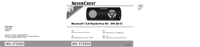 Página nº 1 - Manual de usuario SilverCrest SFA 30 C1