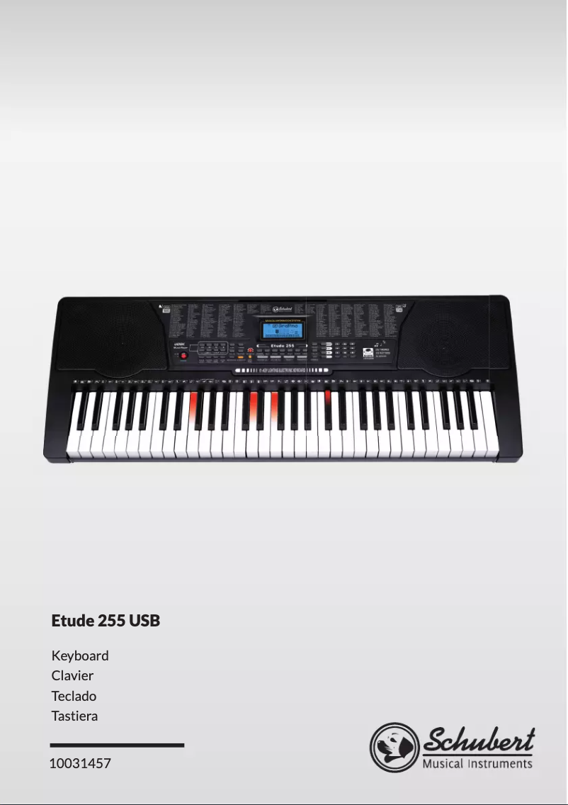 Imagen de la primera página del manual del dispositivo Etude 225 USB