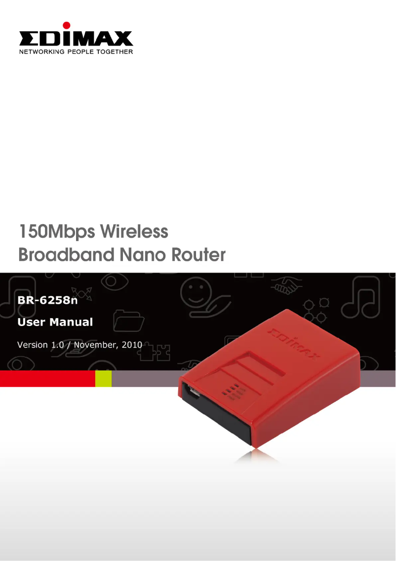 Imagen de la primera página del manual del dispositivo BR-6258n