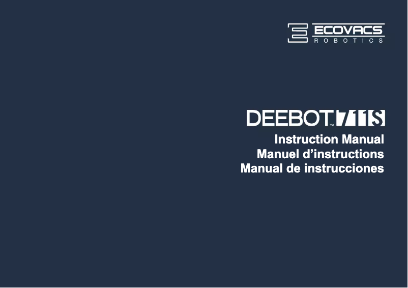 Página 1 del manual Manual de usuario ECOVACS DEEBOT 711S