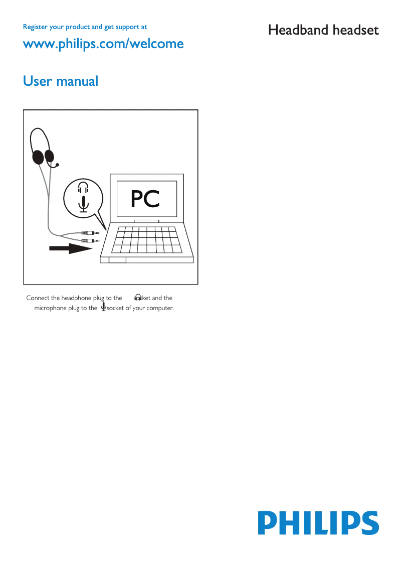 Página 1 del manual Manual de usuario Philips SHM1500
