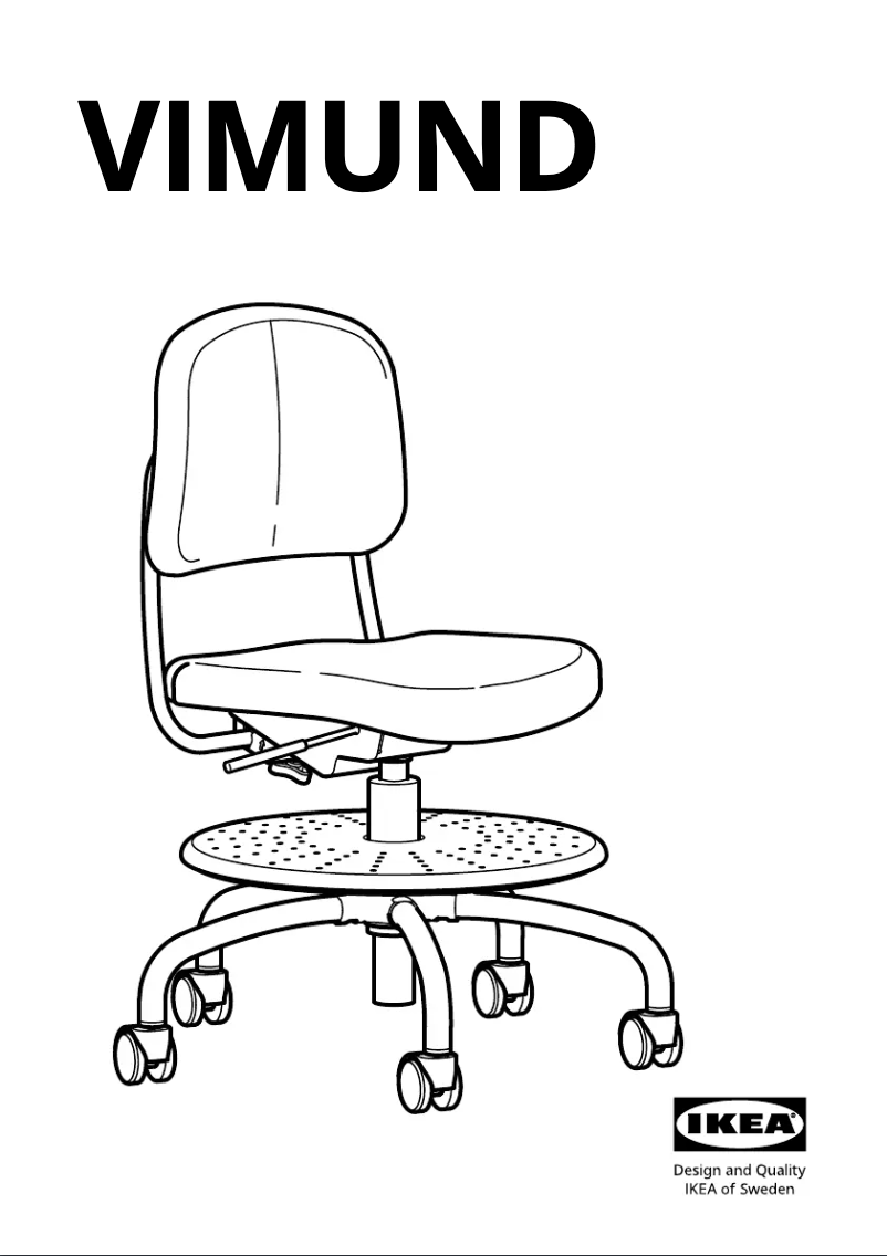 Página 1 del manual Manual de usuario Ikea VIMUND 205.319.65