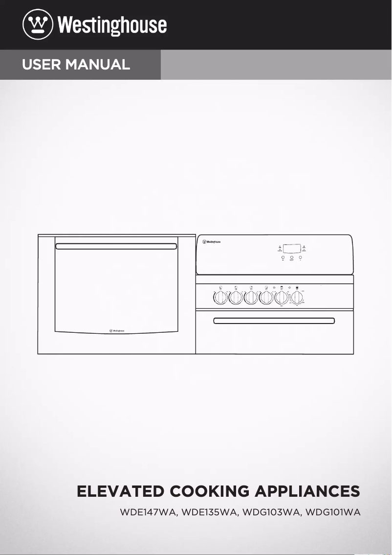 Página 1 del manual Manual de usuario Westinghouse WDG101WA