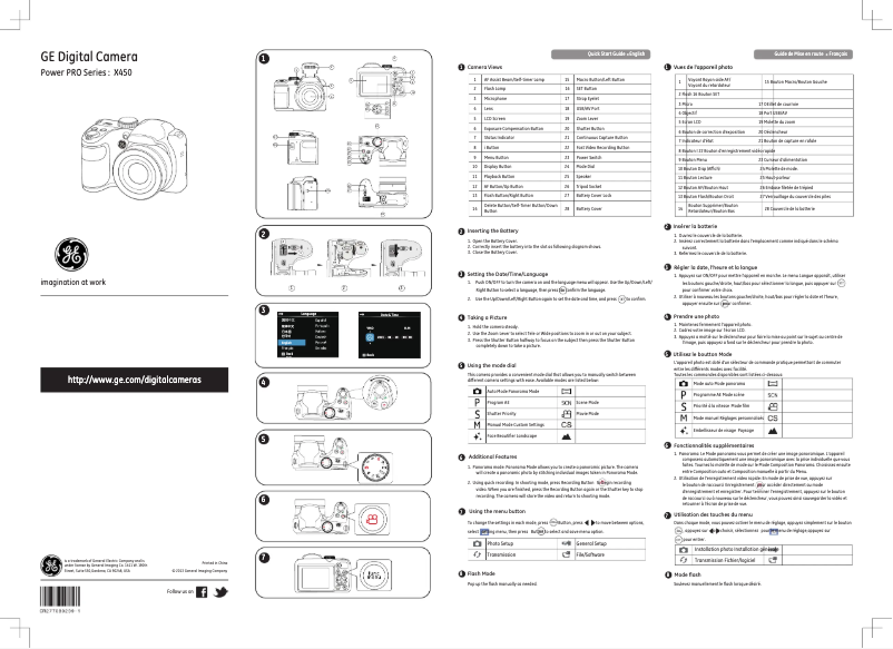 Página 1 del manual Manual de usuario GE X450