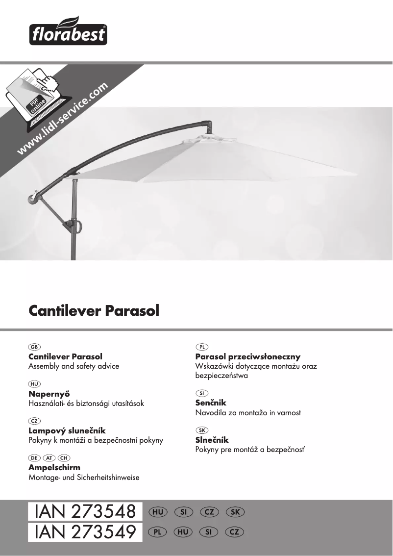 Página nº 1 - Manual de usuario Florabest IAN 273548