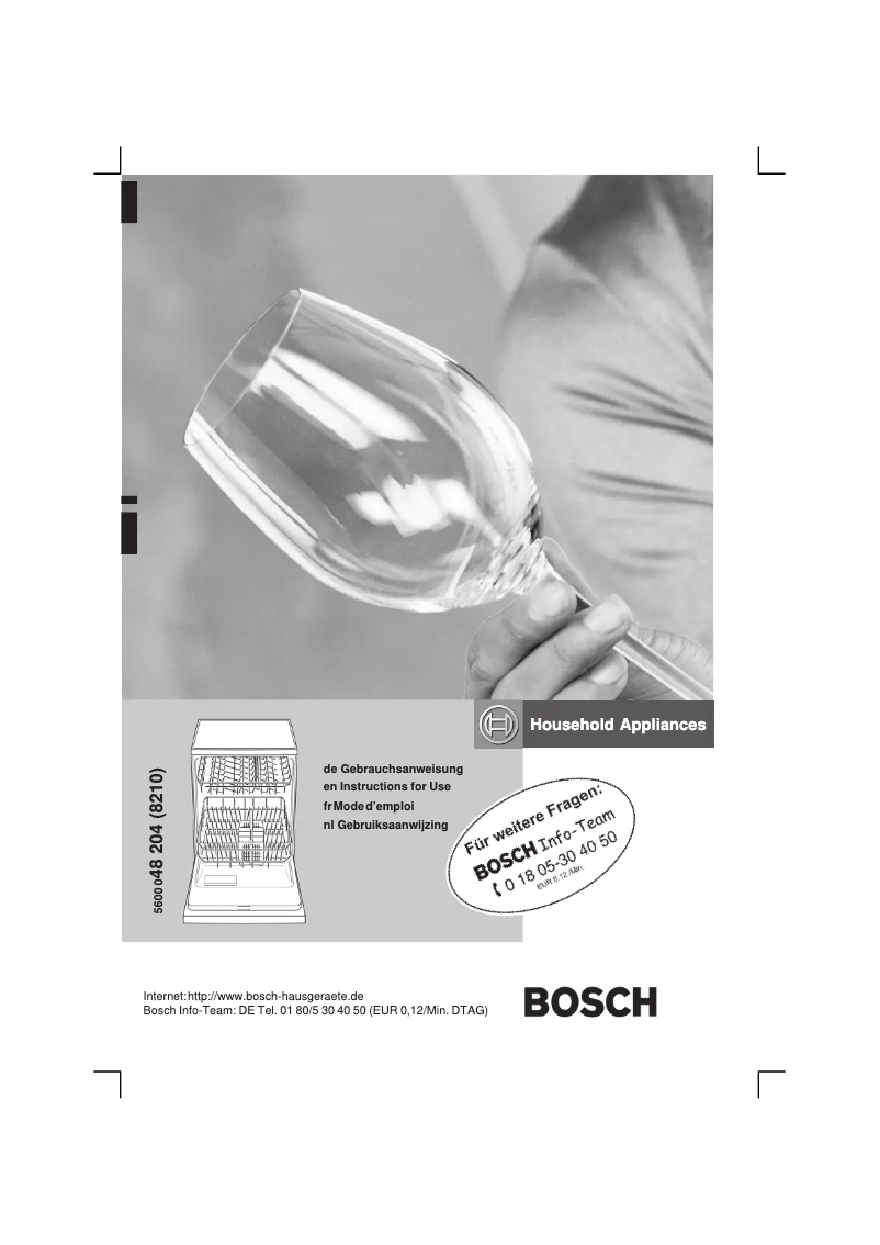 Página nº 1 - Manual de usuario Bosch SGI56A15