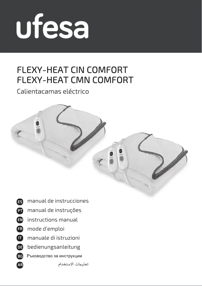 Imagen de la primera página del manual del dispositivo Flexy-Heat CMN Comfort