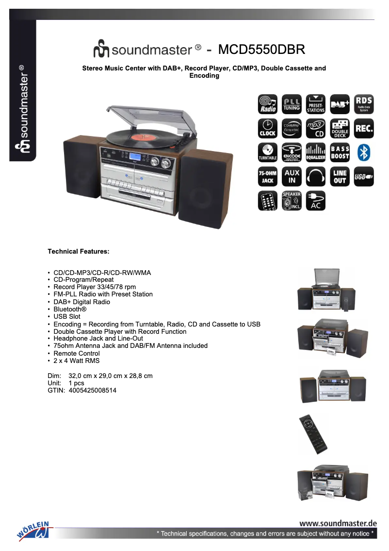 Imagen de la primera página del manual del dispositivo MCD5550DBR