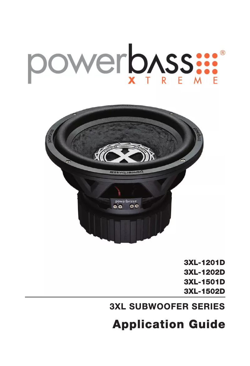 Página 1 del manual Manual de usuario PowerBass 3XL-1502D