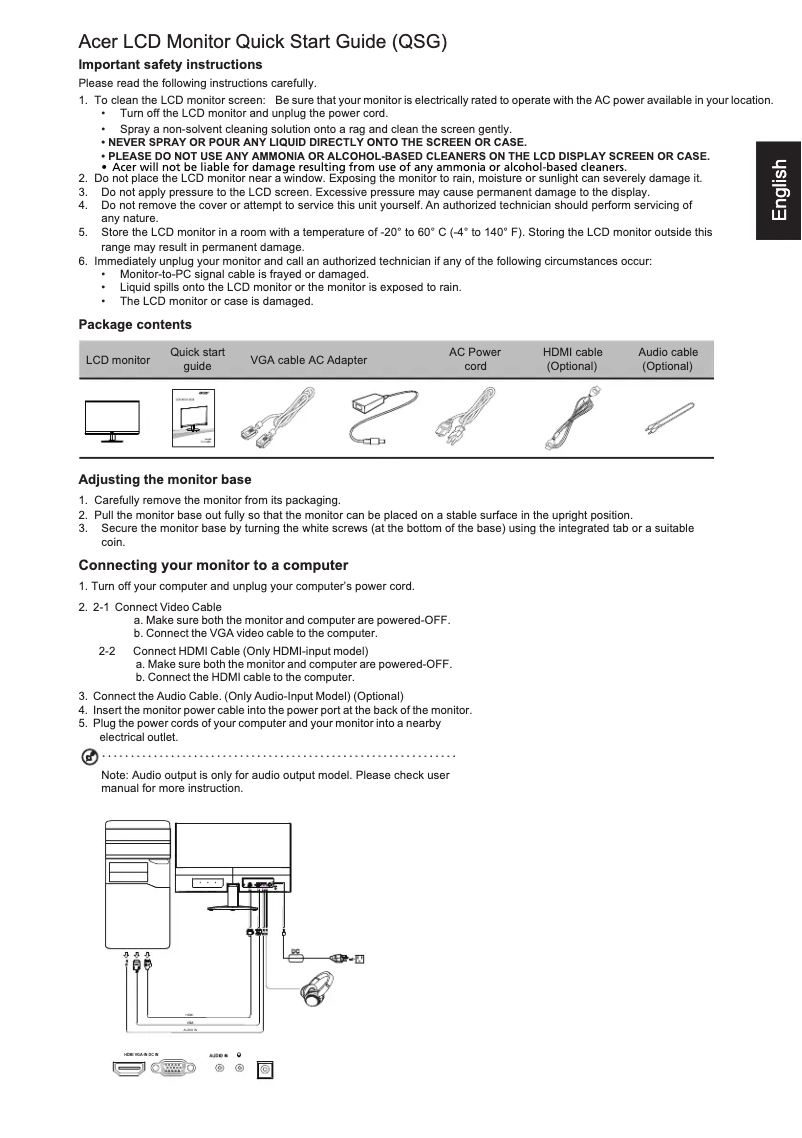 Imagen de la primera página del manual del dispositivo SB270