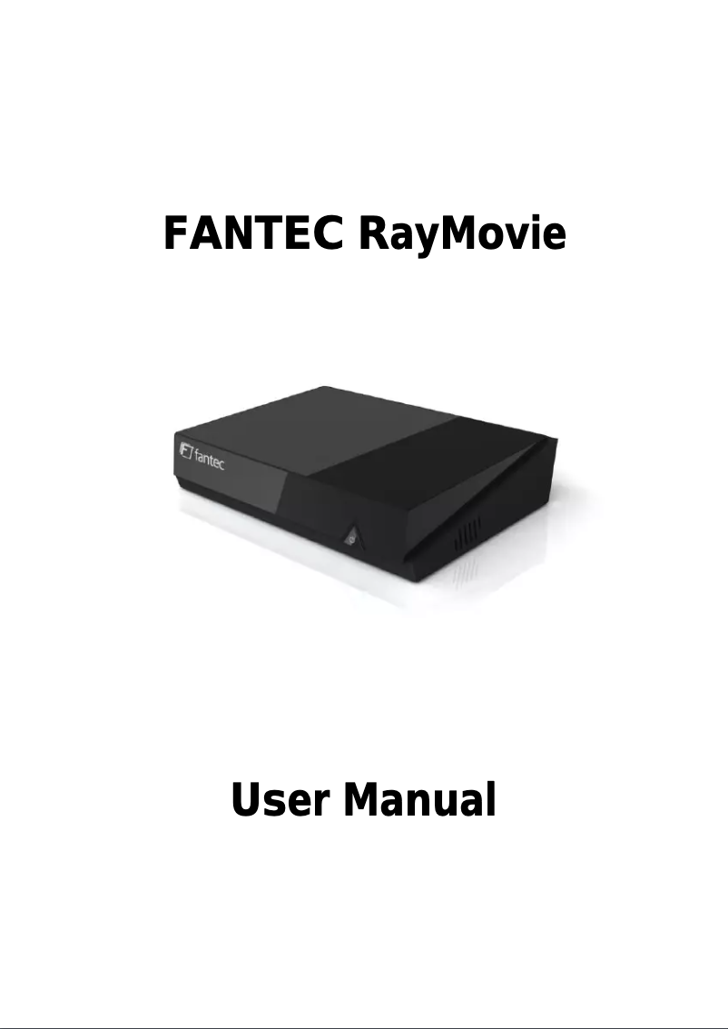 Imagen de la primera página del manual del dispositivo RayMovie
