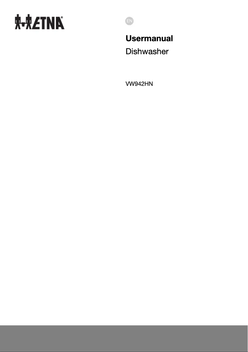 Imagen de la primera página del manual del dispositivo VW942HN