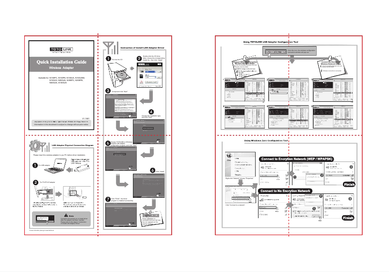 Página 1 del manual Manual de usuario Totolink N150UA