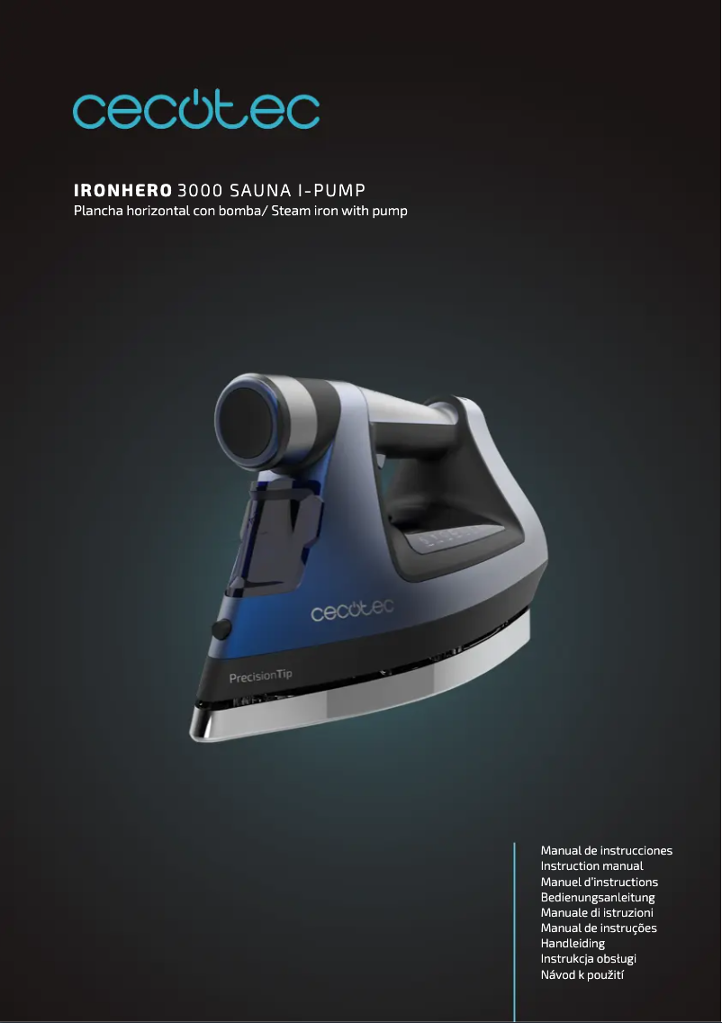 Página 1 del manual Manual de usuario Cecotec IronHero 3000 Sauna i-Pump