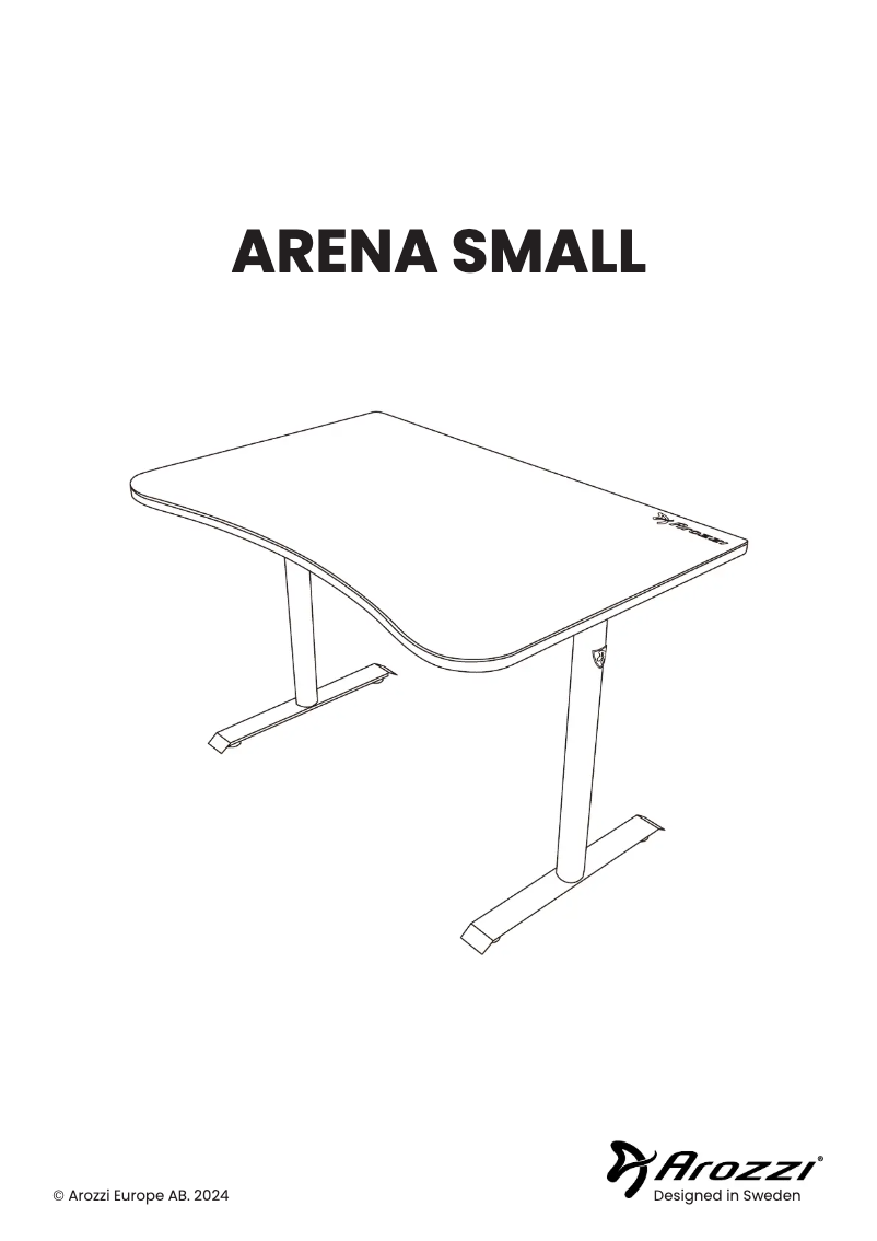 Página 1 del manual Manual de usuario Arozzi Arena Small