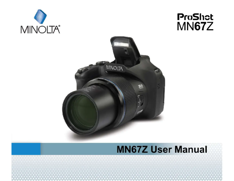 Página 1 del manual Manual de usuario Minolta MN67Z