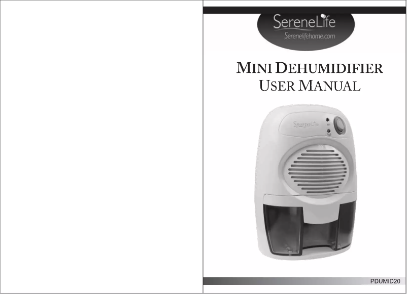 Página 1 del manual Manual de usuario SereneLife PDUMID20