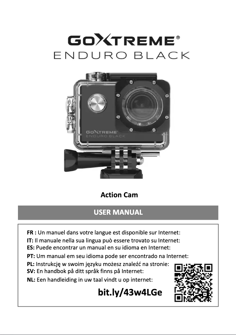 Página nº 1 - Manual de usuario Easypix GoXtreme Enduro Black