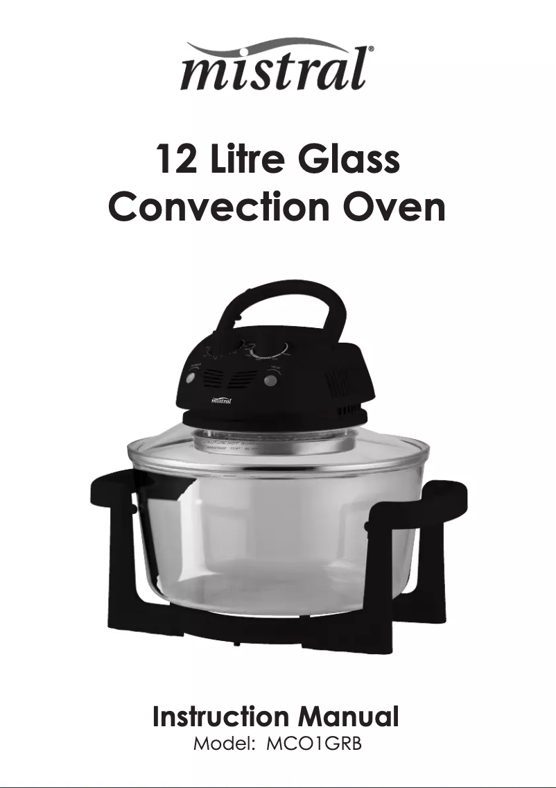 Página 1 del manual Manual de usuario Mistral MCO1GRB