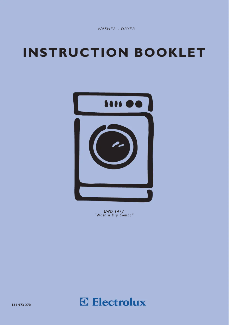 Imagen de la primera página del manual del dispositivo EWD1477