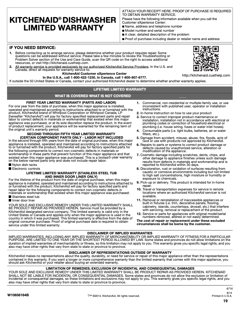 Imagen de la primera página del manual del dispositivo Architect KDTM354DSS