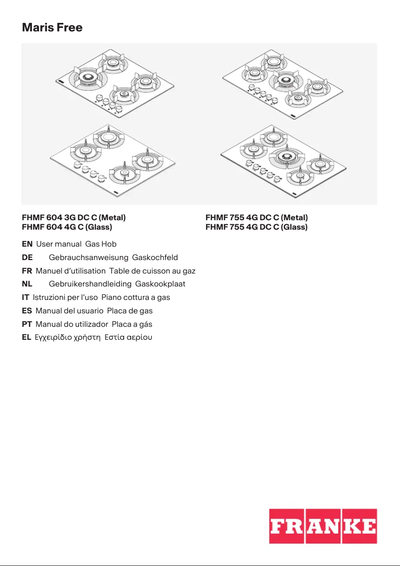 Imagen de la primera página del manual del dispositivo FHMF 604 4G C WH