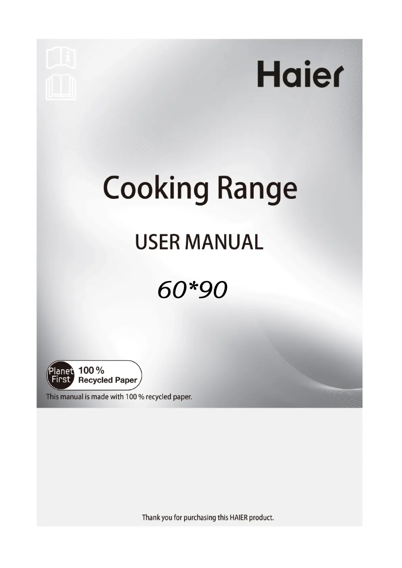 Página 1 del manual Manual de usuario Haier HCR6050EGS