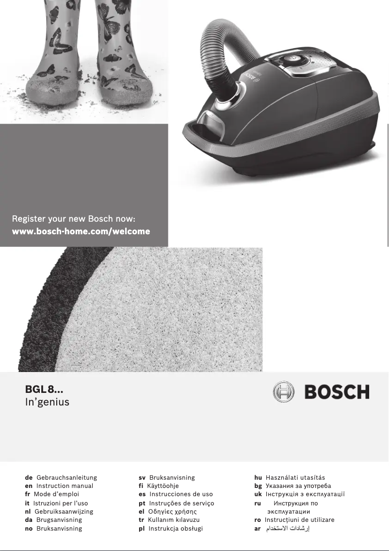 Página nº 1 - Manual de usuario Bosch In'genius BGL8430