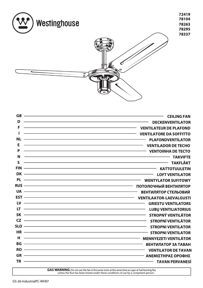 Imagen de la primera página del manual del dispositivo 78263