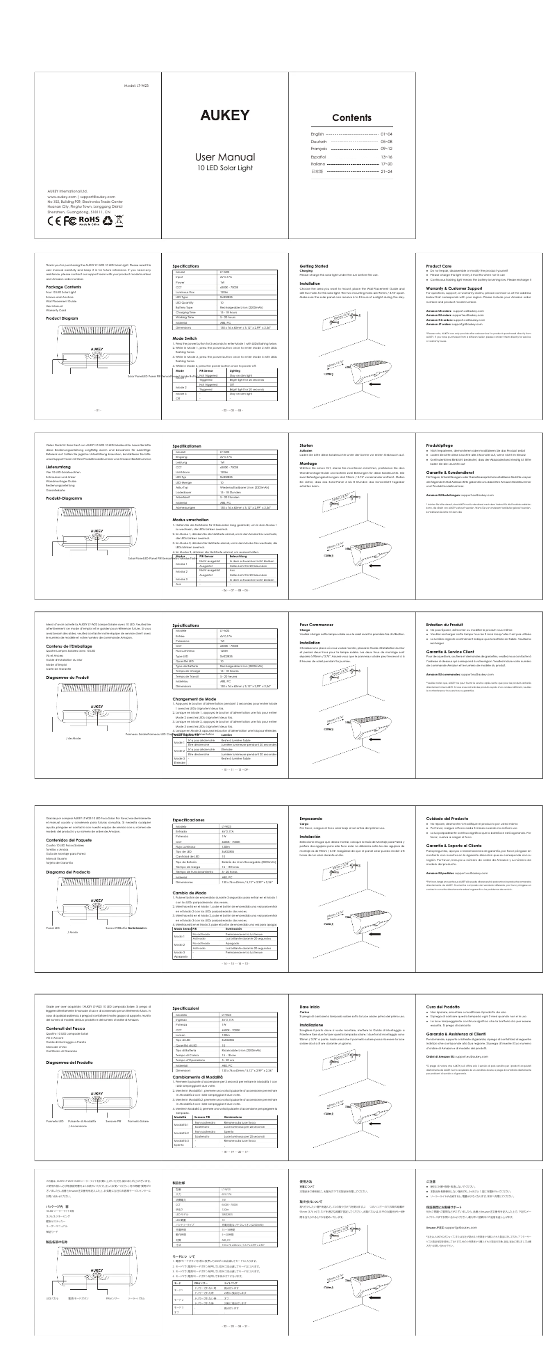 Página 1 del manual Manual de usuario Aukey PB-N59