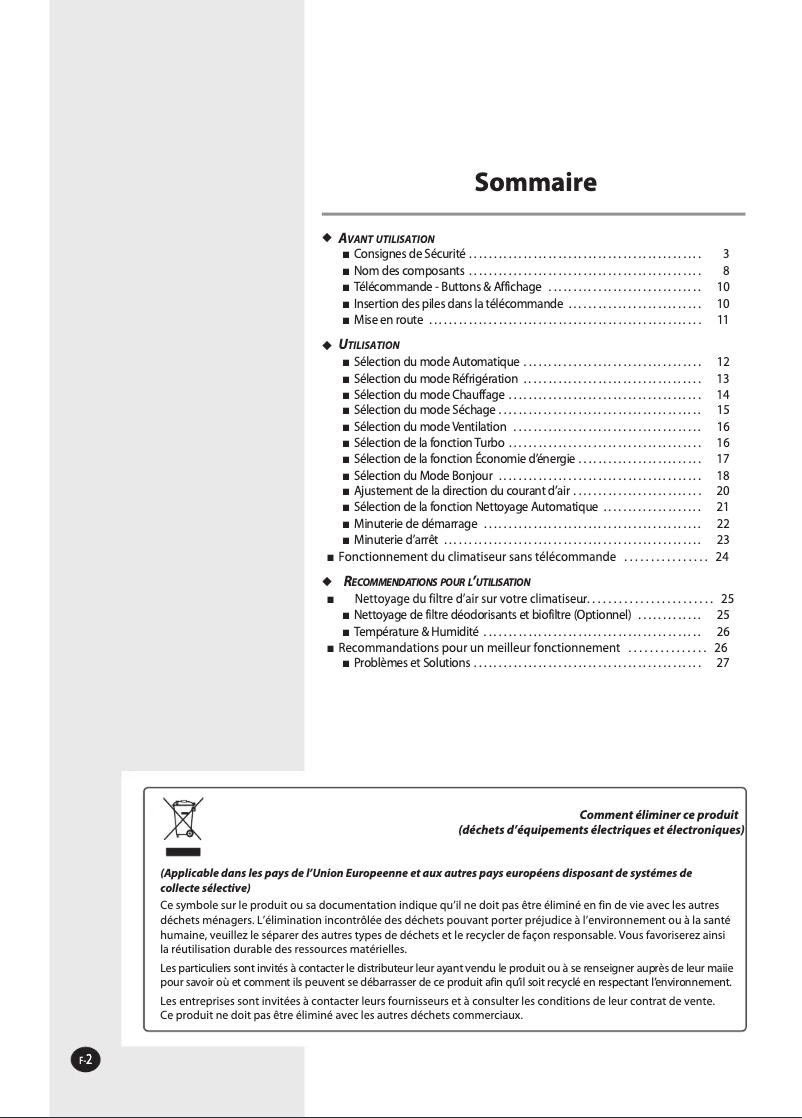 Imagen de la primera página del manual del dispositivo AQ12MSBX
