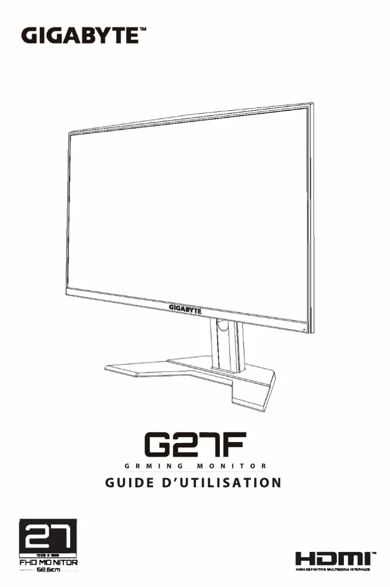 Imagen de la primera página del manual del dispositivo G27F