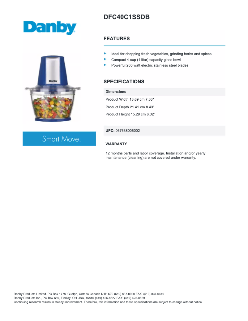 Imagen de la primera página del manual del dispositivo DFC40C1SSDB