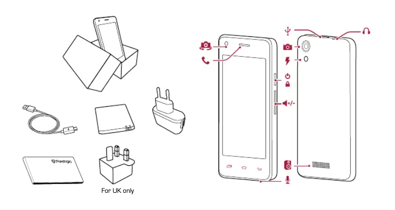 Página nº 1 - Guía de inicio rápido Prestigio MultiPhone 3405 Duo