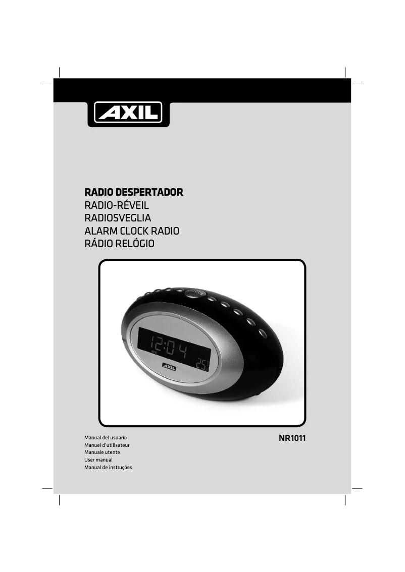 Imagen de la primera página del manual del dispositivo NR1011