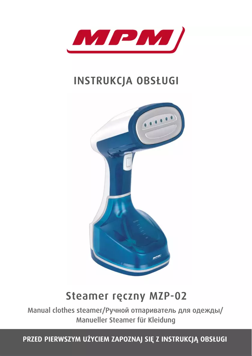 Imagen de la primera página del manual del dispositivo MZP-02